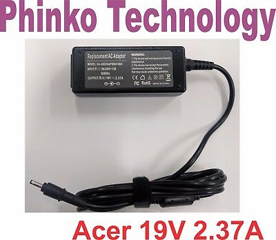 For Acer 45W 19V 2.37A AC Adapter Charger PA-1450-26 A13-045N2A 3.0*1.1mm