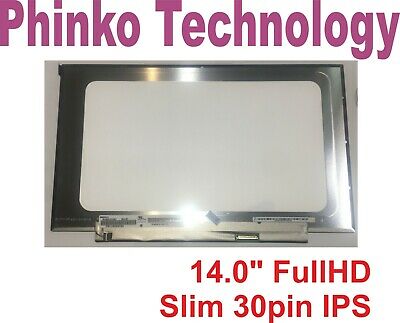 14.0" IPS FHD 30pins Screen LP140WF8 SP R1 M140NWF5 R3 N40HCE-EN1 NV140FHM-N49