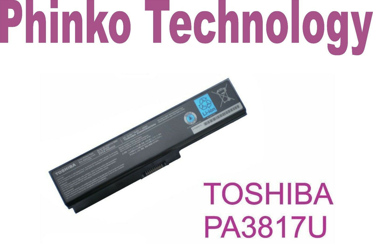 Original Battery For Toshiba Satellite L640 L645 L650 L650D L655 PA3817U-1BAS