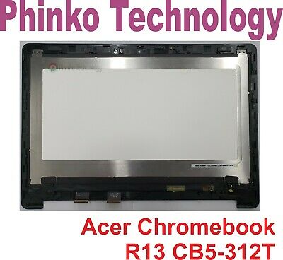 13.3" LCD Screen Touch Digitizer Assembly Acer Chromebook R13 CB5-312T N16Q10