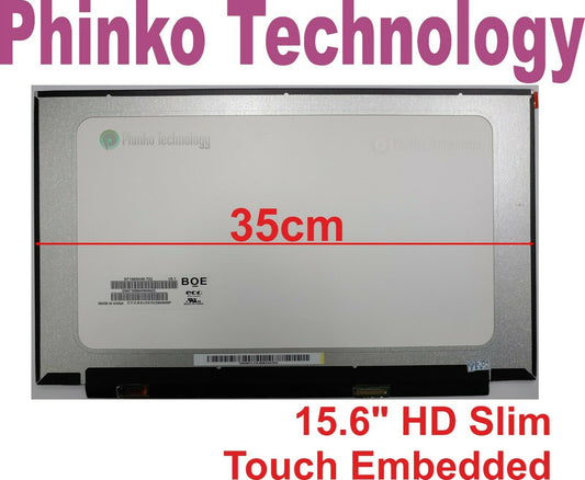 NEW 15.6" HD Laptop Screen NT156WHM-T02 V8.0 Touch Embedded Narrow Bezel 35cm