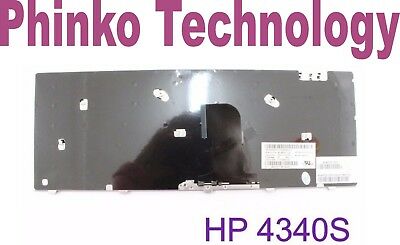 Keyboard HP ProBook 4340S (C8H92PA) (C5Q36PA) Laptop Black US layout with frame