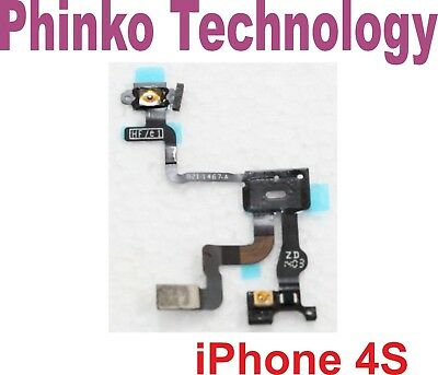 Proximity Light Motion Sensor Power On Off Button Flex Cable For Apple iPhone 4S
