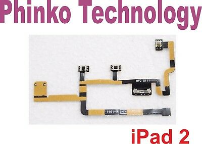 NEW Power Switch On Off Volume Control Key Flex Cable Ribbon iPad 2 2012