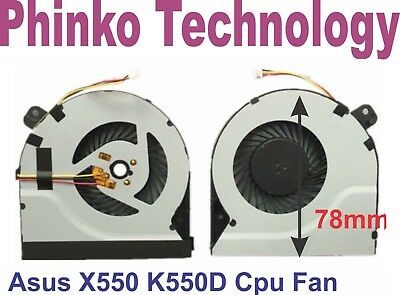 ASUS X550 X550D X550DP X750JB X750J K550D K550DP K550DR Seires cpu cooling fan