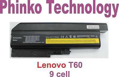 BRAND New Battery for Lenovo IBM THINKPAD R60I R61 R61e R61i T61 T60 9 cell