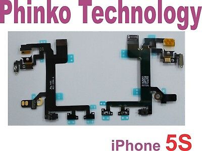 Power Button Switch On/Off Volumn Control +/- Flex Cable for iPhone 5S OEM