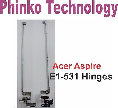 BRAND NEW 15.6" LED Screen Hinge Pair for Acer Aspire E1-521 E1-531 E1-571