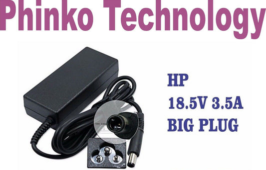 18.5V 3.5A charger HP EliteBook PC 2530p 2730p 6930p 8530p Power cable PSU