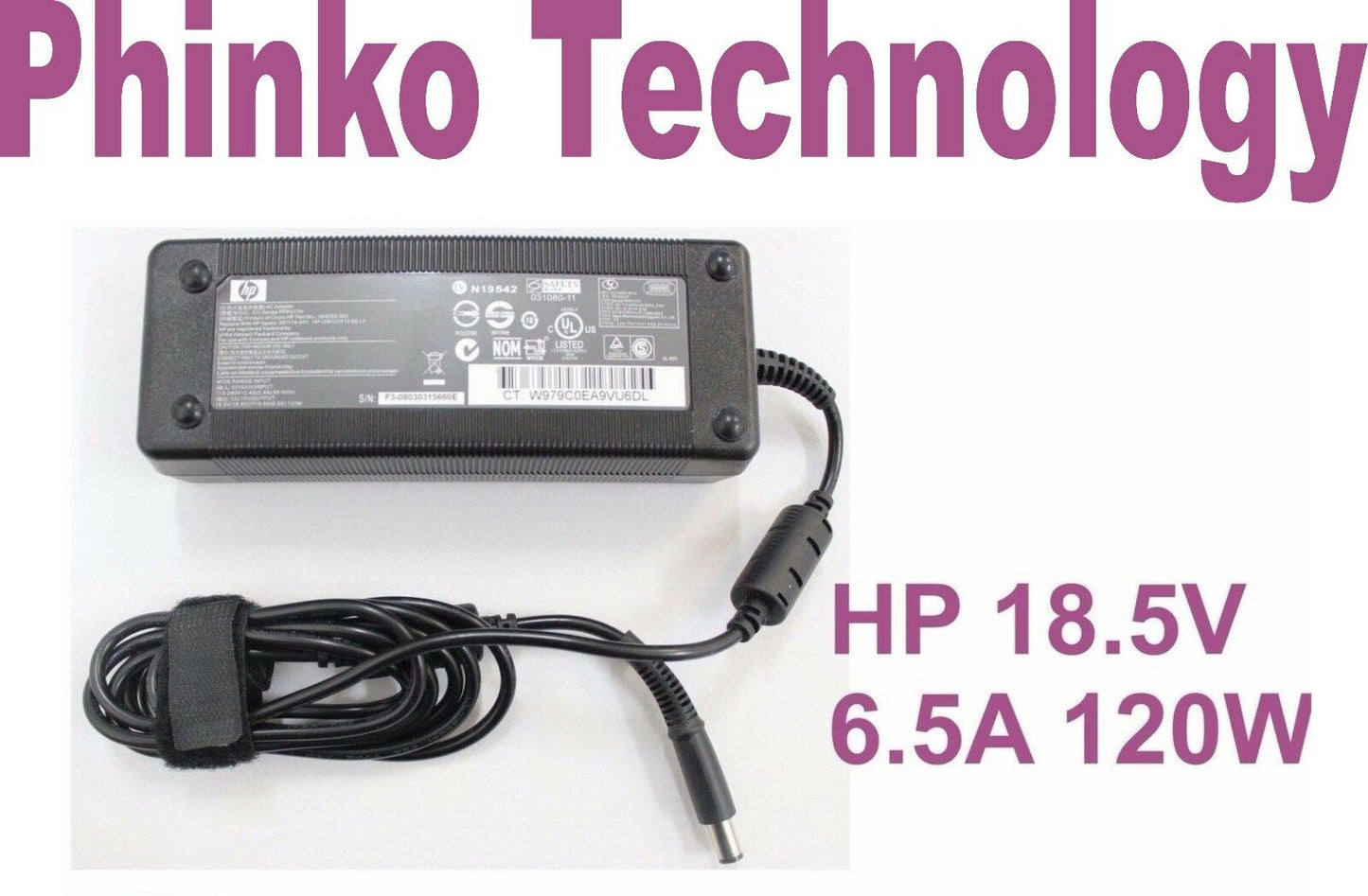 120w Original Power AC Adapter Charger for HP Pavilion DV6-6136TX Notebook