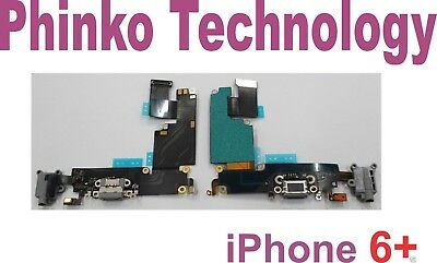 Charging Dock Port Connector Flex Cable Replacement iPhone 6+ Plus 5.5 Grey