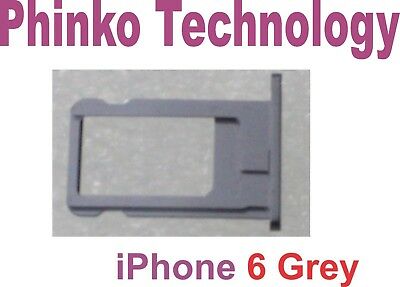 NEW iPhone 6 Grey Nano SIM Card Tray Replacement