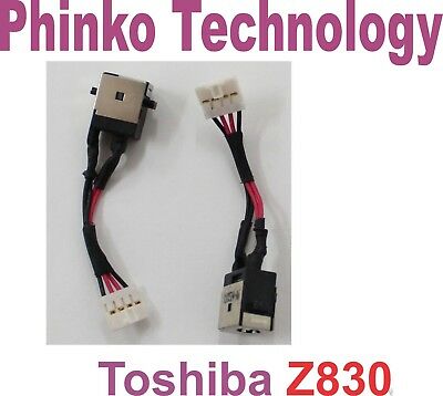 DC Power Jack Socket Cable Wire Toshiba Portege Satellite Z830 Z835