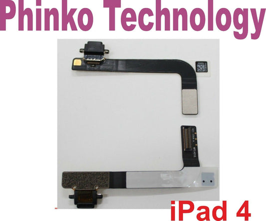 NEW USB Dock Connector Charger Flex Cable for iPad 4 Replacement Parts
