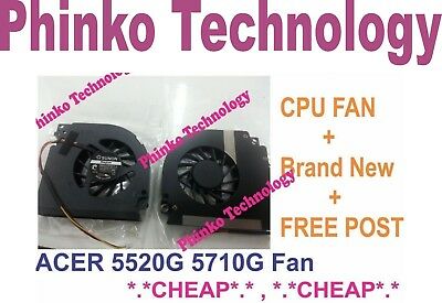 Acer Aspire 5520G 5520 5730 5740 5710G Cpu Cooling Fan mode: GB0507PGV1-A