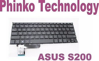 Keyboard For ASUS VivoBook S200 S200E S201 S201E  Black US (No Frame)