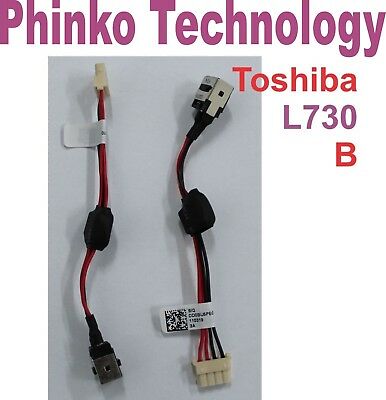 NEW Genuine Toshiba Satellite L730 laptop DC Power Jack Harness Cable Type B
