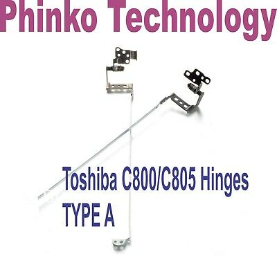 New Right & Left LCD Hinges Set Fit For Toshiba C800/C805 Series Laptop TYPE A
