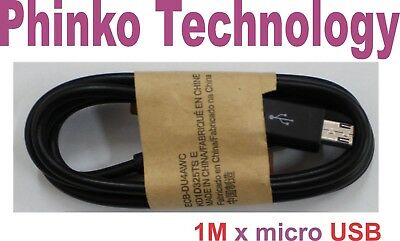 Micro USB Data Charger Cable for Samsung, HTC, Lenovo, Sony Android Phone Black