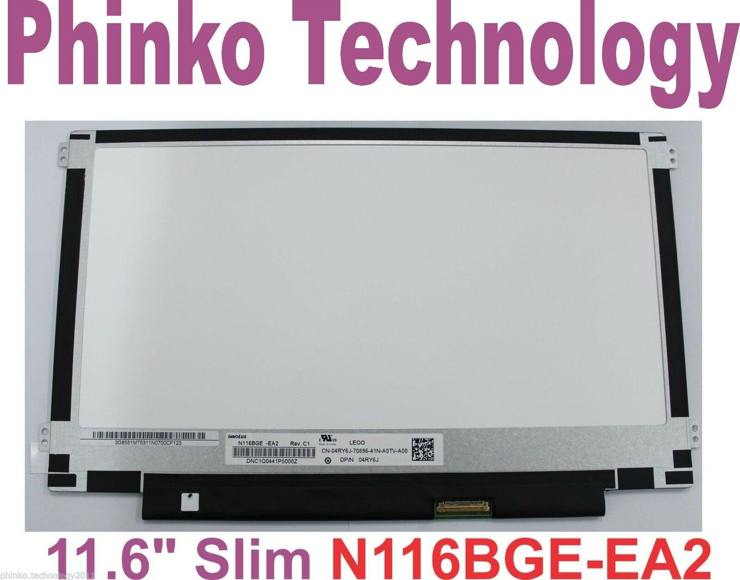 11.6" slim LED Screen Display For Lenovo Ideapad 100S 30pins