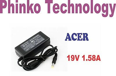 NEW Power Adapter Charger for ACER ASPIRE 1810TZ, 19V 1.58A Aftermarket Charger