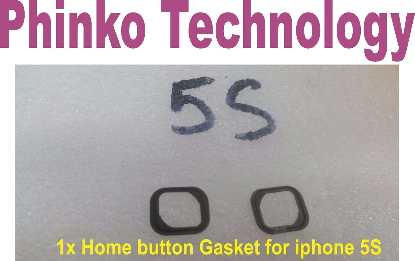 New Home Button Holding Gasket Rubber Spacer For iphone 5S