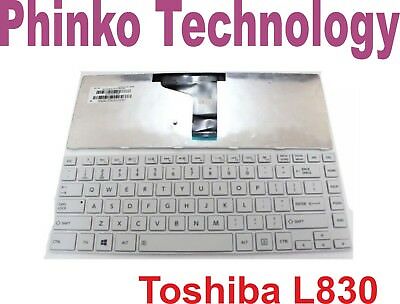 Brand New Keyboard for TOSHIBA L830/01P PSK84A-01P00T White US layout #41007