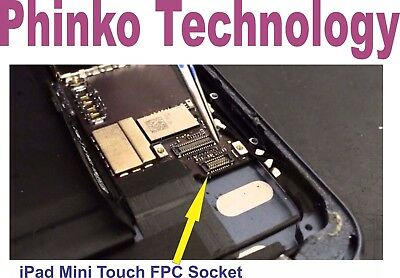 ipad mini 1 ipad mini 2 touch Glass FPC connector Socket on motherboard