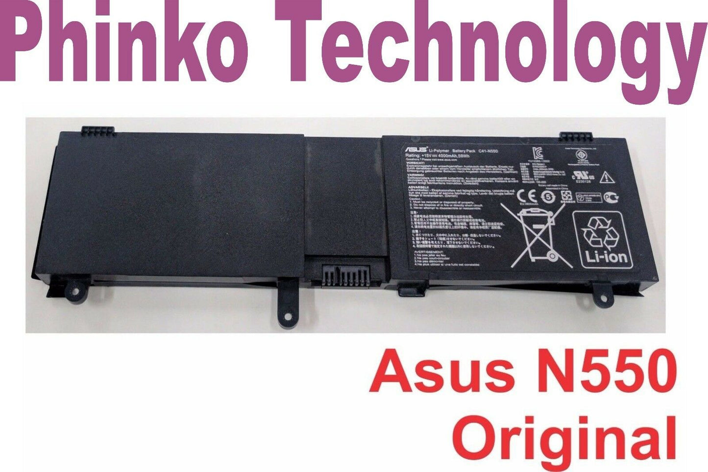 Genuine Original Battery for Asus C41-N550A N550 N550JA N550JV N550J N550JK