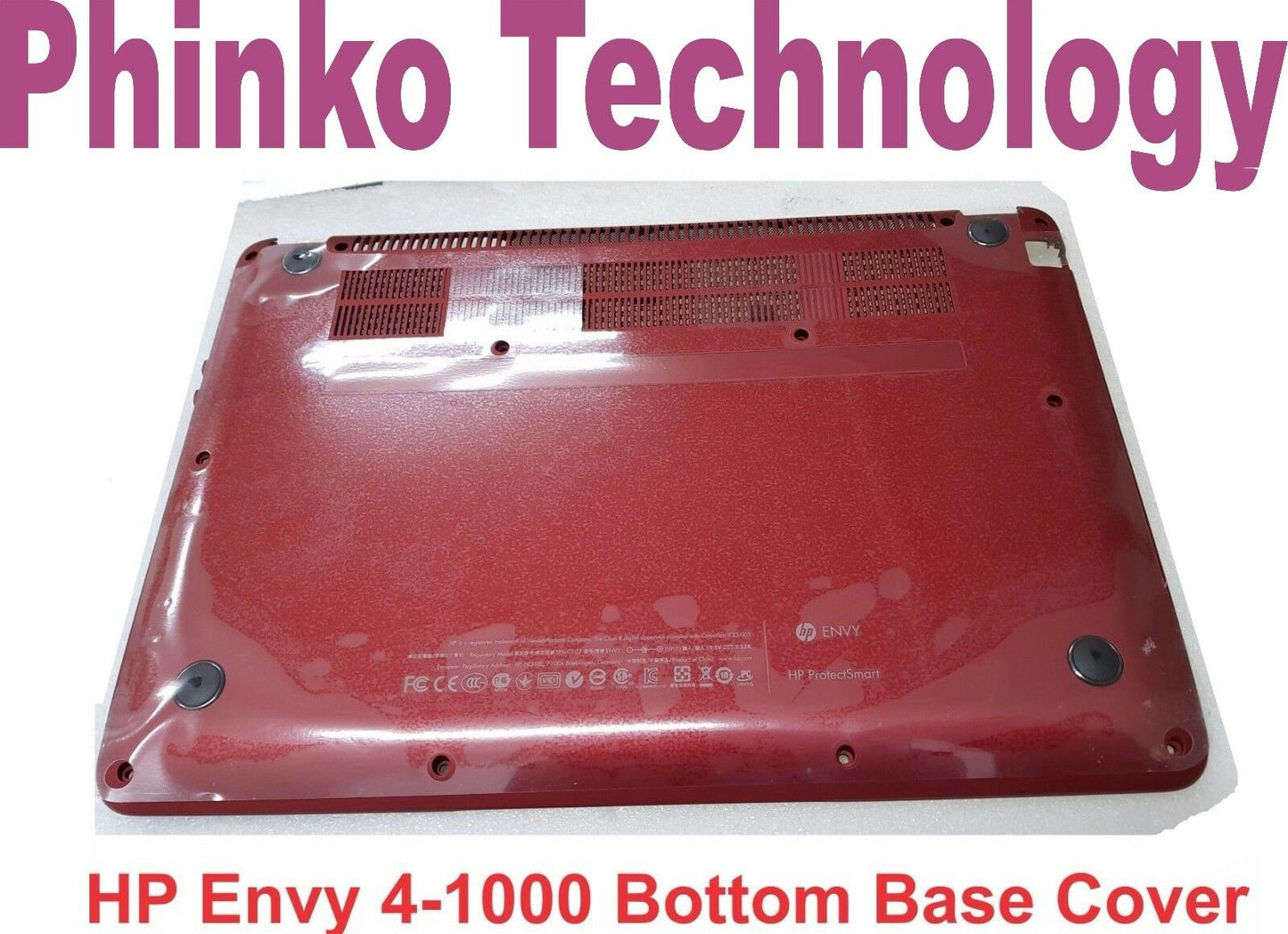 New Bottom Base Case Cover for HP Envy 4 Envy 4-1000 RED