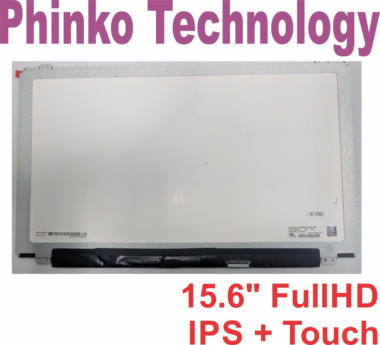 NEW 15.6" Full HD Slim Laptop Screen for LP156WF5(SP)(A1) + Touch Embedded 40pin