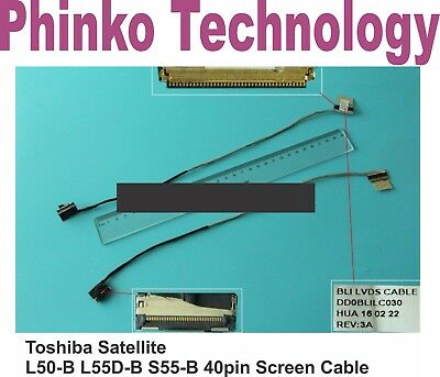 Toshiba Satellite L50-B L55D-B S55-B S50B 40pin Led Screen Cable