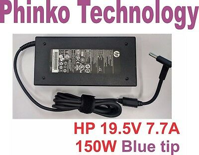 Genuine Original AC Adapter Charger for HP 19.5V 7.7A 150W Blue Tip 4.5*3.0mm