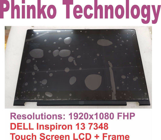 DELL INSPIRON 13 7000 7348 Touch Screen Assembly + Bezel 1920x1080 FHD 30pin