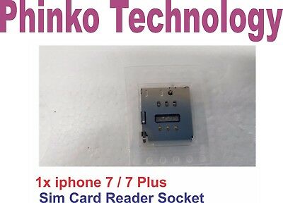 1x  iphone 7 iphone 7+ Plus sim card reader socket holder connector module slot