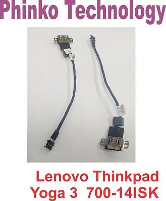 NEW DC Power Jack with Harness Cable Lenovo Thinkpad Yoga 3 700-14ISK DC3100P400
