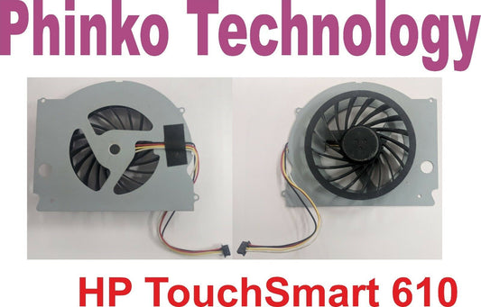 NEW CPU FAN Cooling for HP TouchSmart Touch Smart 610 4 pin DC 5V 0.50A