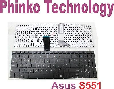 Keyboard for ASUS VivoBook S551 S551L S551LA S551LB S551LN US Black No Frame