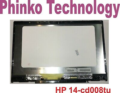 NEW LED Touch Screen Assembly for HP Pavilion X360 14-cd Series FullHD 14" 30pin