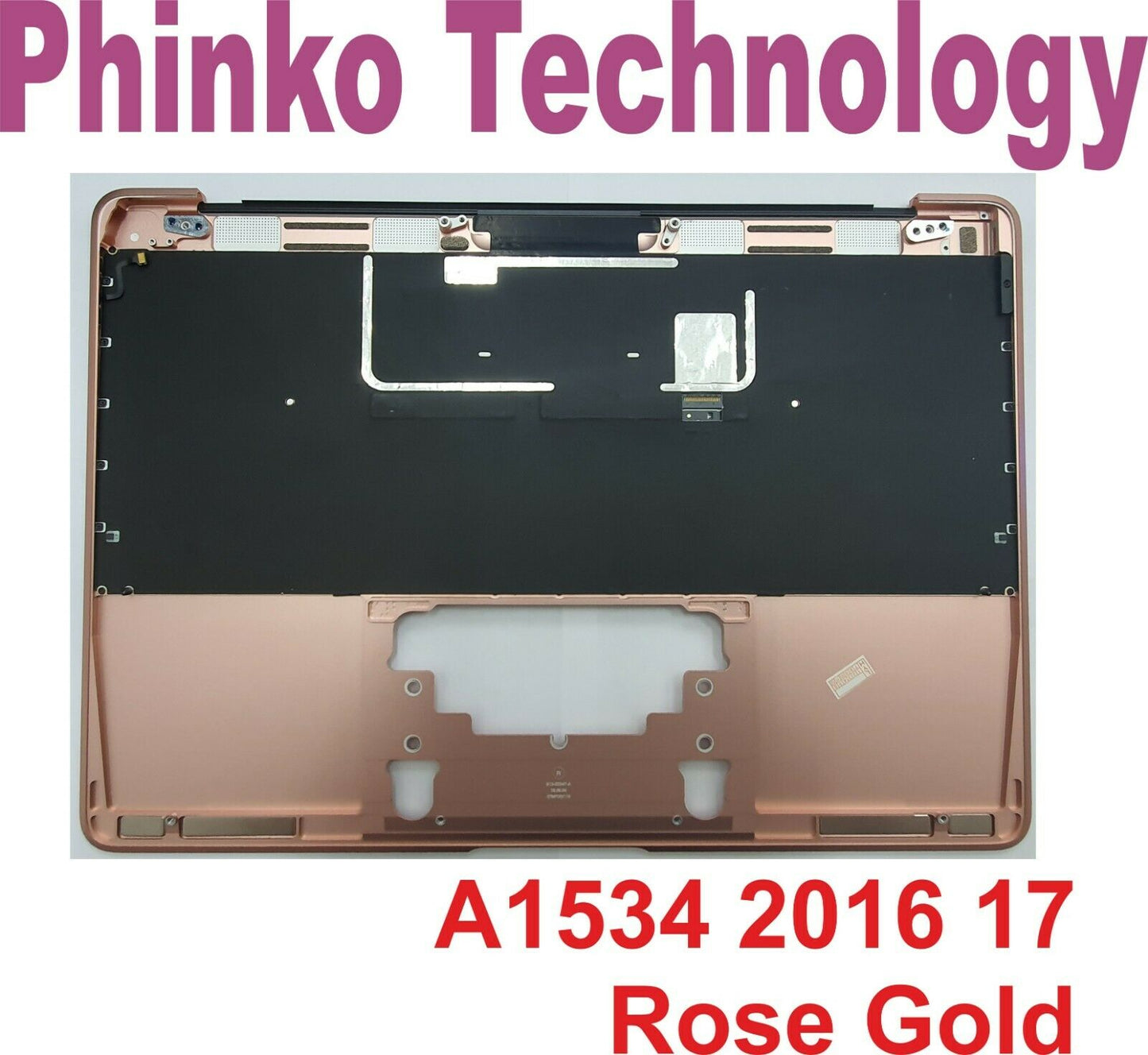 Apple Macbook Retina 12" A1534 2016-2017 Top Case Keyboard Palmrest Rose Gold