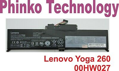 New Genuine 00HW026 00HW027 01AV434 Battery Lenovo ThinkPad Yoga 260 X260 x380