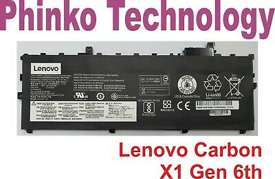 Original Battery Lenovo ThinkPad X1 Carbon Gen 6 2018 01AV430 01AV429 01AV494