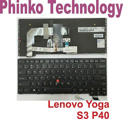 NEW Keyboard for Lenovo Thinkpad Yoga 14 S3 460 P40 Backlight