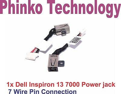 DC Power Jack Cable For Dell Inspiron 13 7000 13-7000 Series 7368 7378 7391 P69G