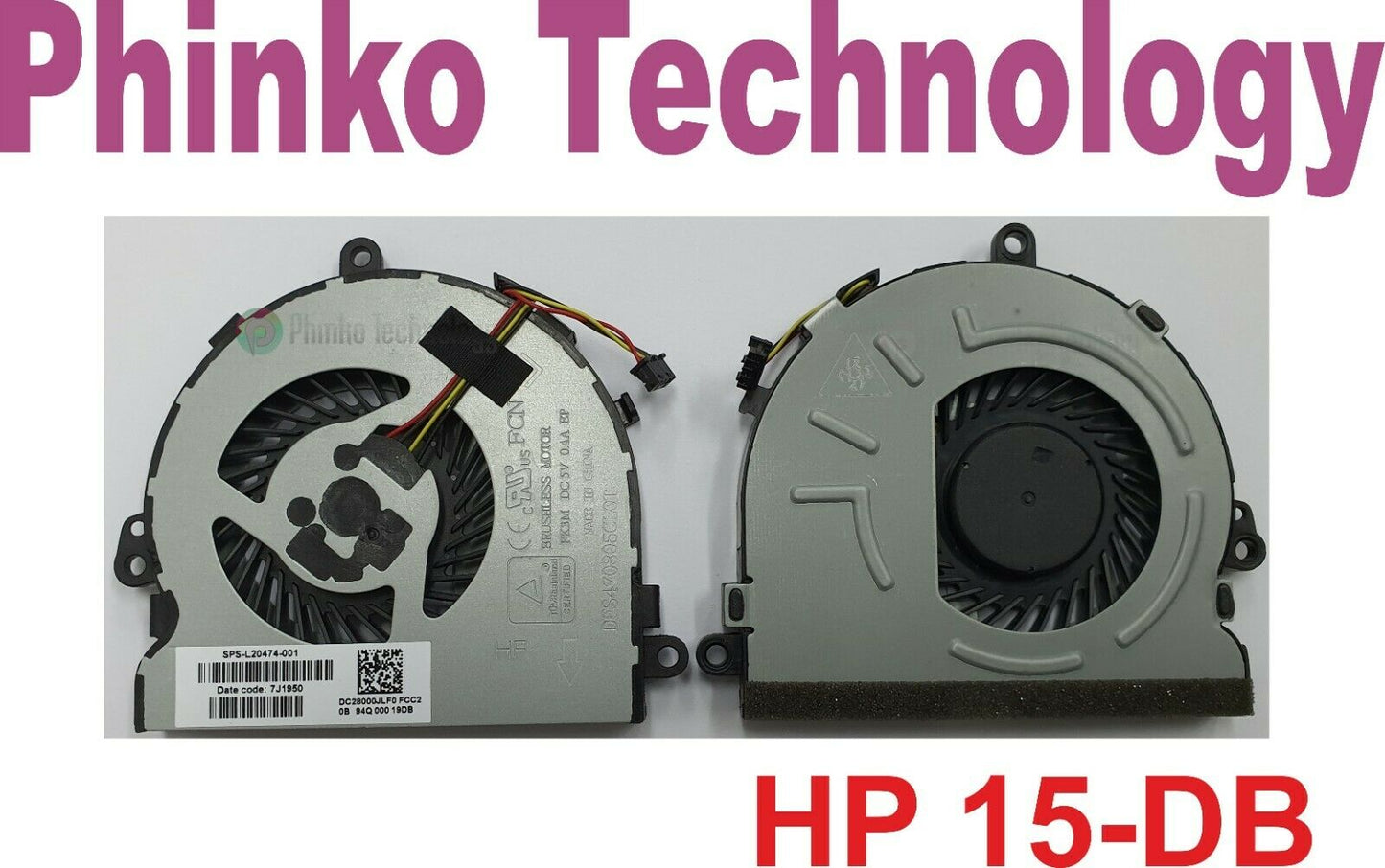 NEW CPU Cooling Fan for HP Pavilion 15-DB 15-DA 15-DR 15-DS 15-DX Series