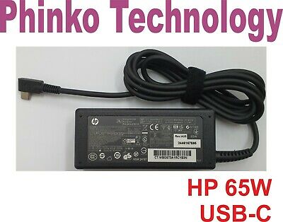 Original USB-C Type C Adapter Charger HP SPECTRE x2 12-A Series 65W
