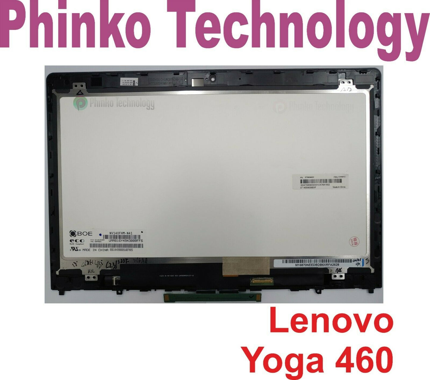 NEW Touch Assembly Screen Digitizer For Lenovo Yoga 460 FullHD 1920*1080