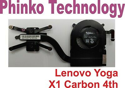 NEW CPU Fan and Heatsink for Lenovo Thinkpad X1 Yoga Carbon 4th Gen 2016