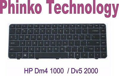 NEW HP Pavilion DM4-1000 DV5-2000 Series keyboard US Layout BLACK FRAME Backlit
