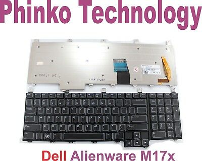 NEW Keyboard for Dell Alienware  M17x R1 C587R PW56N MT9VN backlit